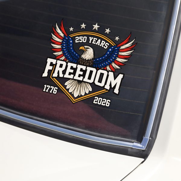 USA 250 Patriotic Vinyl Car Decal