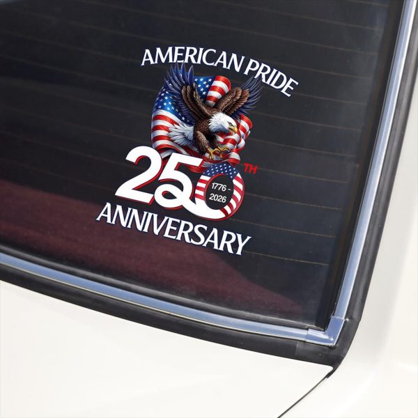American Pride 250 Eagle Window Decal