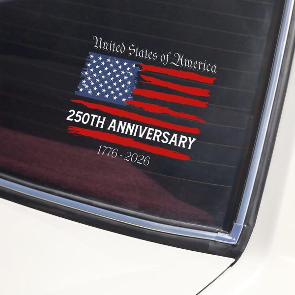 USA 250 Independence Window Decal