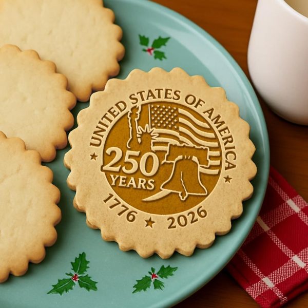 USA 250 Patriotic Cookie Embosser